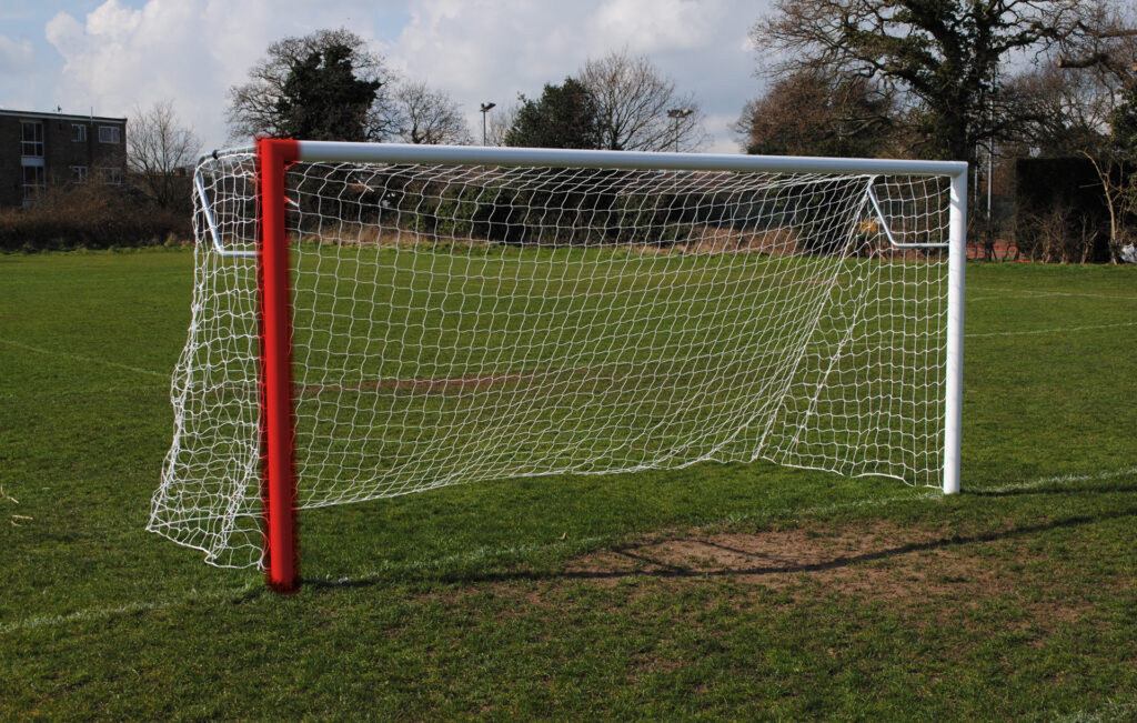 100mm Aluminium Upright for Socketed Goals - Left Hand