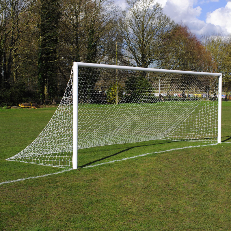 Youth Standard Quick Release Football Goal Package: 21x7, 11-A-Side Socketed Aluminium