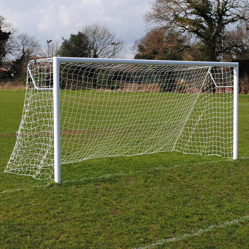 Club 16x7 Football Goal Package: 9v9 Socketed Aluminium