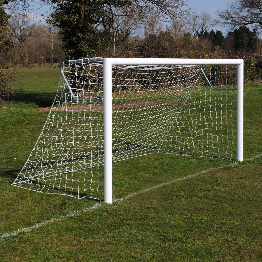 12x6 Pro Quick Release Football Goal Package: Mini Soccer Socketed Aluminium