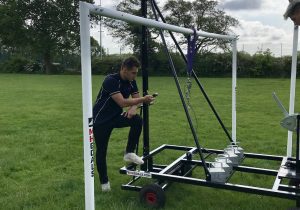 Goalpost testing for BSEN16579