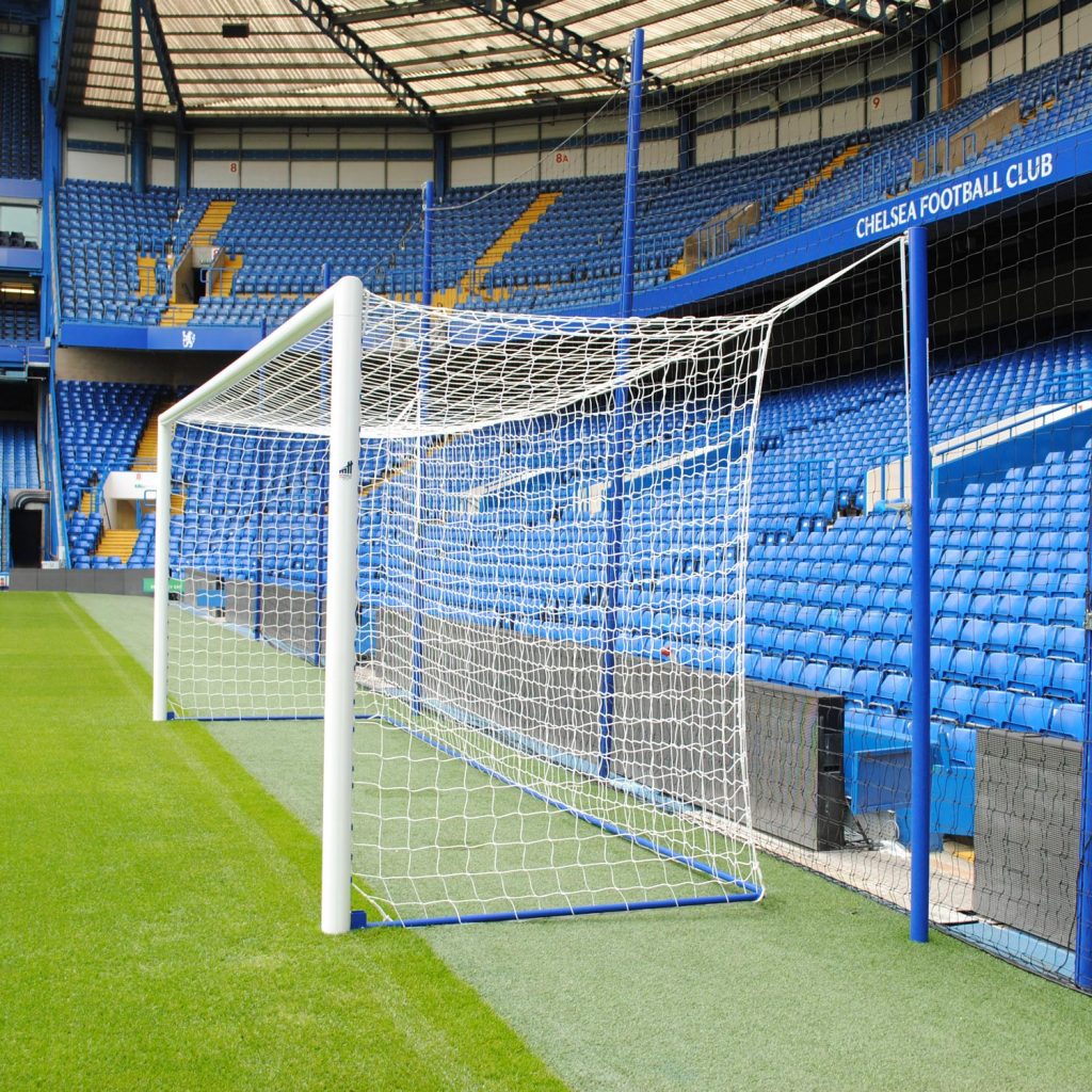 Pro Stadium 24x8 Box Football Goal Package: 11-A-Side Socketed Aluminium