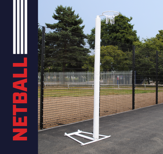 Post protectors for 80mm netball posts