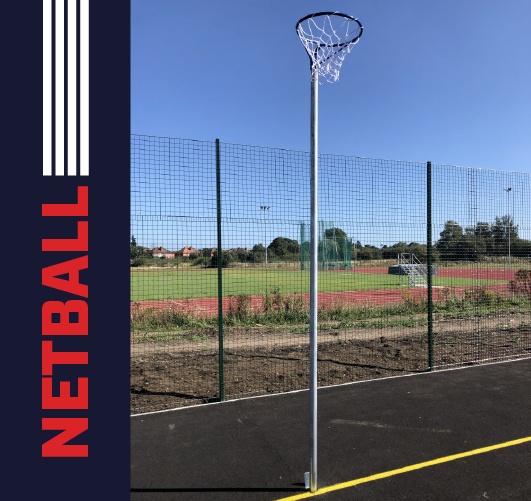Regulation Socketed Netball Posts